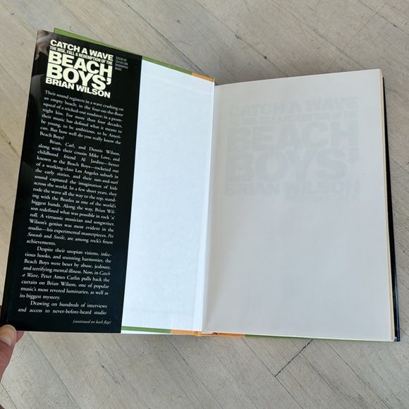 “Catch a Wave - Beach Boys’ Brian Wilson hardcover by Peter Ames Carlin - Picture 5 of 8